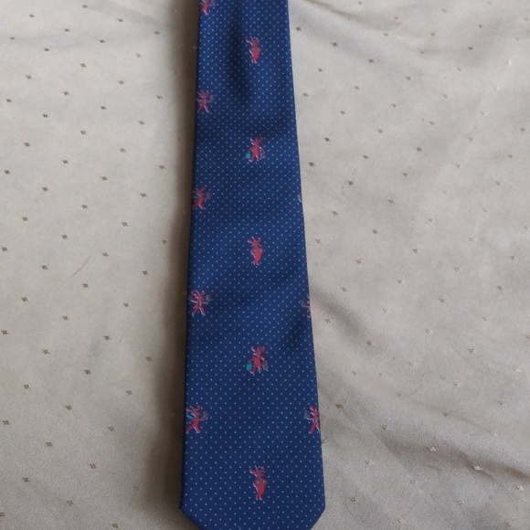 Vintage Christmas Tie Reindeers With Gifts - Picture 2 of 4